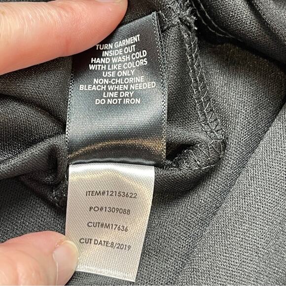 Torrid Black Sequin Chiffon Skater Midi Dress Size 18 NWT - Picture 9 of 13